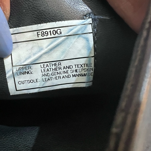 UGG Australia Women’s Black Leather Riding Boots Zip & Ties Shearling Sole US 7 - Picture 7 of 13